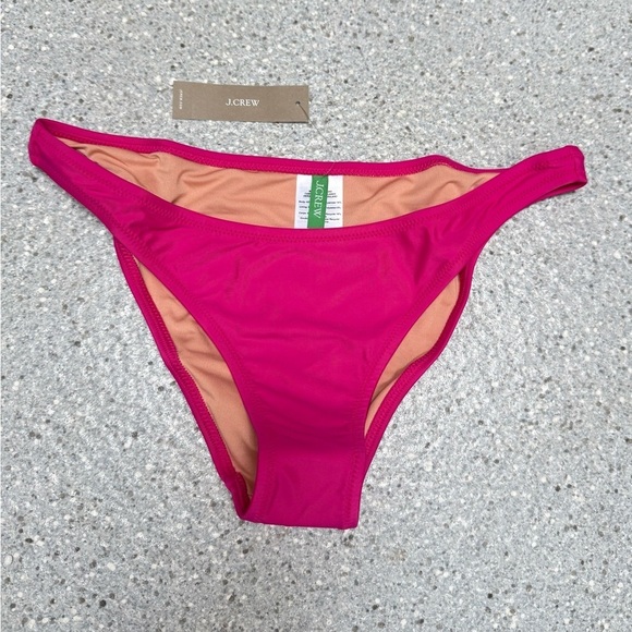 NEW JCrew Women’s Heritage 1989 High-Leg Bikini Bottom BP209 Pink - Picture 7 of 15